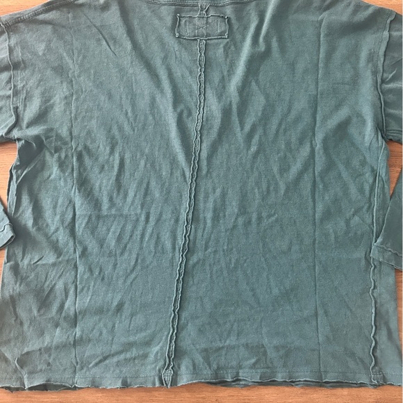 We The Free Teal V-Neck Long Sleeve Top – Size Small- NWOT - Picture 8 of 9